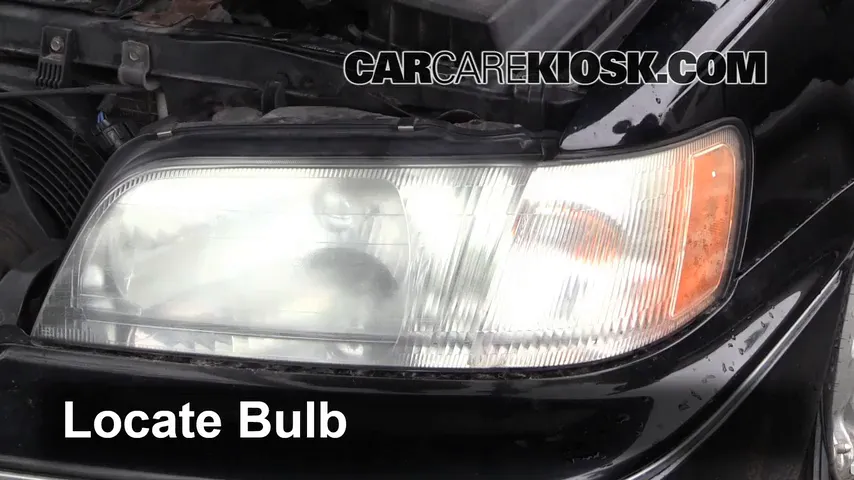 1998 Infiniti Q45 4.1L V8 Lights Highbeam (replace bulb)